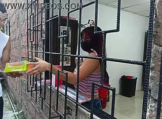 Sex toy salesman sells exclusive dildos for masturbation when no man to fuck