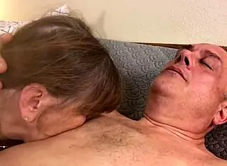 granny carmen angel deep throating like a pro gilf