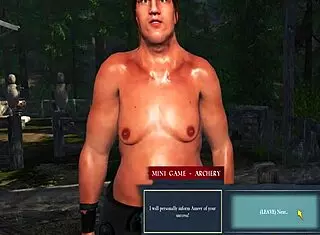 taste the exotic hermaphrodite's shaved pussy in slaves of rome