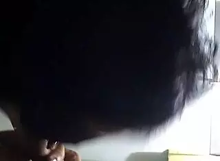 this blindfolded teen is ready for fun 😏