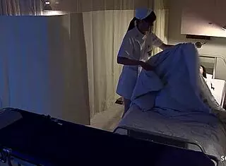 Japanese Teen 18+ Nurse Seduces for Rough Cosplay Sex in Hospital!