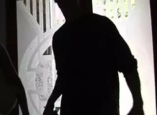 hannah west masturbates her shaved pussy on bed in stockings with big cock