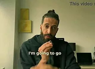 In the classroom, the master creates fetish content with bound latina in domination session