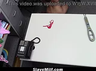 Officer Forces To Strip Search The Milf Shoplifter - Slavemilf
