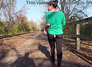 Staged Leggings Rip Public Flashing Prank