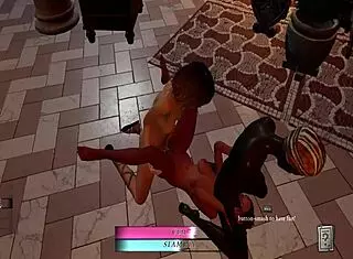 taste the exotic hermaphrodite's shaved pussy in slaves of rome