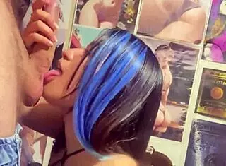 University girl sucking dick gets face fucked hard in homemade video