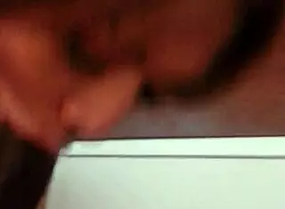 thot tranny deepthroating big black cock