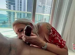 Lieutenant Bella Lexi Gags On Best Friend's Cock