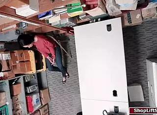 i fucked the sneaky ebony shoplifter doggystyle