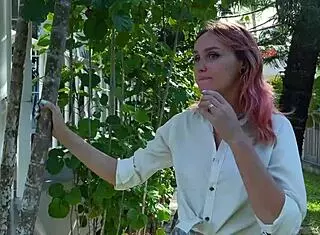 Tied-Up Beautiful Babe In Stockings Obeys Couple's Tickling Bondage Commands!