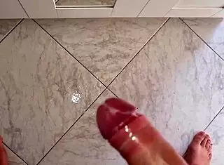 open legs touch yourself cum after long jerk for best friend's wife huge cock lots of cum slut