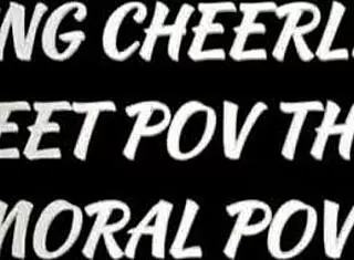 Dan and johnnys massive cocks stretch zuzus tight cheerleader cunt