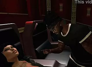 a friday evening at the movies with big tits group