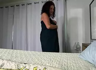 Ali allure shares bed with co-worker in doggystyle lingerie group