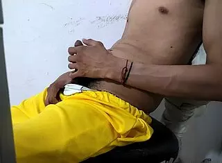 Latino student takes out big dick for young neighbor in usa