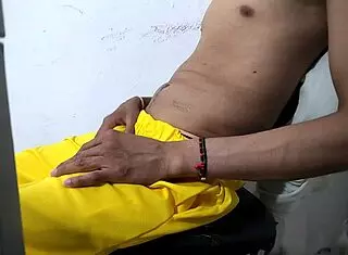 Latino student takes out big dick for young neighbor in usa