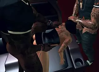 a friday evening at the movies with big tits group