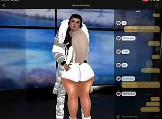 Old Man Watches Wife's Ass