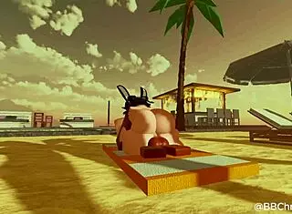 Black Bull Fucks Femboy Bunny Passionately In Roblox