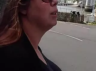 My Wife Smoking A Cigarette!