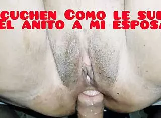 Squeezing My Husband's Dick With My Ass, He Came Three Times!