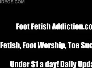 you love gazing at my cute feet while jerking off in this pov lesbian session