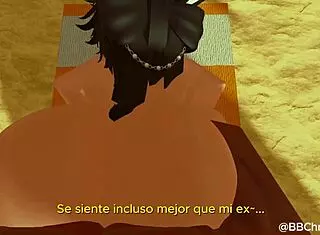 Black Bull Fucks Femboy Bunny Passionately In Roblox