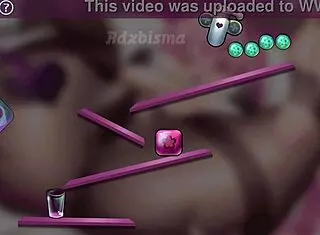 cute honey's shaved pussy in hentai game?