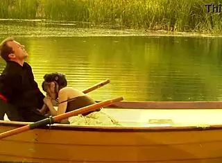 This Lovely Couple Banged Outdoors on a Small Boat