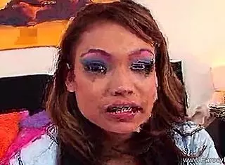 Hairy Asian Teen 18+ Takes BBC in Wild Retro Fuck!