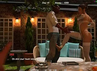 Introducing Wife to BBC Friend in Interracial Cumshot Game