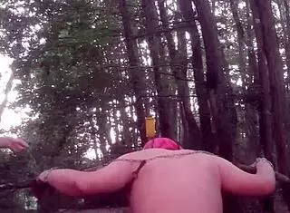 Slave Facesitting and Outdoor Wet BDSM Play