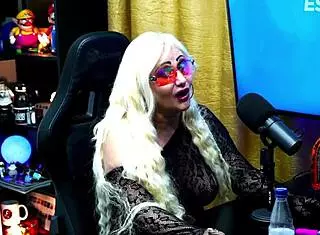 ruan interviews milf with vibrator on podcast