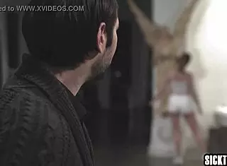 Stepdad fucks sexy stepdaughter's ass hard.