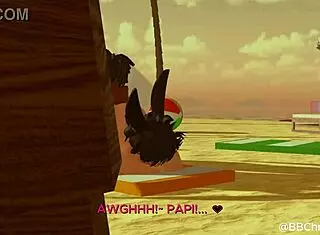 Black Bull Fucks Femboy Bunny Passionately In Roblox