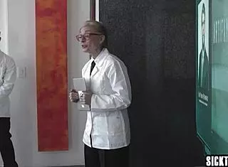 Stepdad fucks sexy stepdaughter's ass hard.