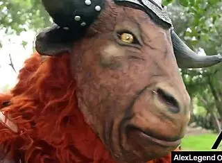 minotaur legend gets dominated and ridden by hottie nicole aniston