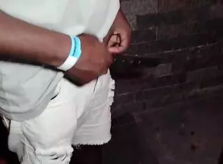 Brazilian sister-in-law gets big cock in public club party