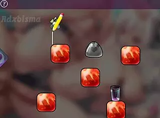 cute honey's shaved pussy in hentai game?