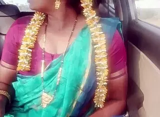 Indian housewife enjoys car sex with father-in-law during long drive