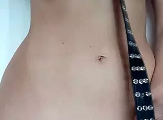 Feeling the Spanking Punishment on My Tits and Pussy