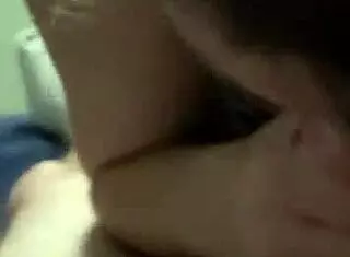 Ex-girlfriend sucks big cock of friend in detailed scene