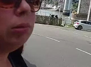 My Wife Smoking A Cigarette!