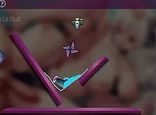 cute honey's shaved pussy in hentai game?