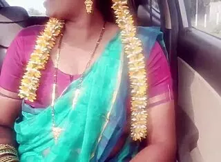 Indian housewife enjoys car sex with father-in-law during long drive