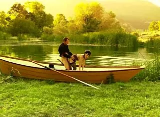 This Lovely Couple Banged Outdoors on a Small Boat
