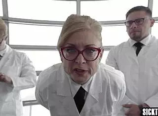 Stepdad fucks sexy stepdaughter's ass hard.