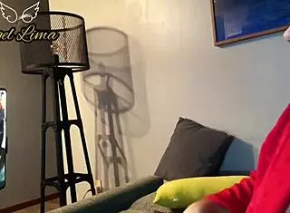 Angel Lima Strips Down in Live Scene with Lucky Fan for Wild Action