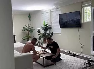 beautiful blonde takes two monster cocks at once 😈